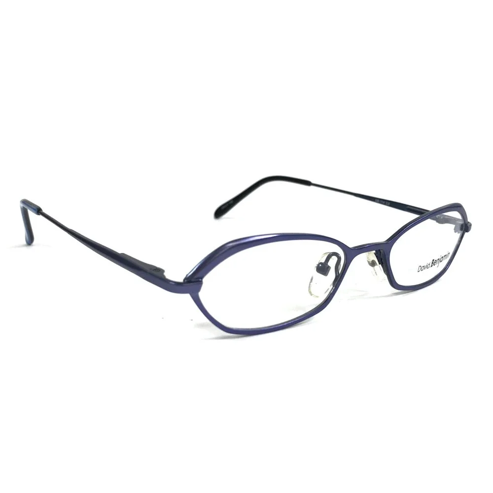 David Benjamin Petite Eyeglasses Frames DB-114 C3 Blue Oval Full Rim 45-17-135